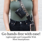 Clip & Go Strap w/Zippered Pouch XOXO