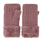 C.C Smocking Stitch Pattern Fingerless Gloves