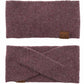 C.C Soft Recycled Fine Yarn Cuff Headwrap Earmuffs