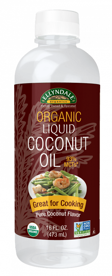 Aceite de coco para cocinar, líquido, ecológico
