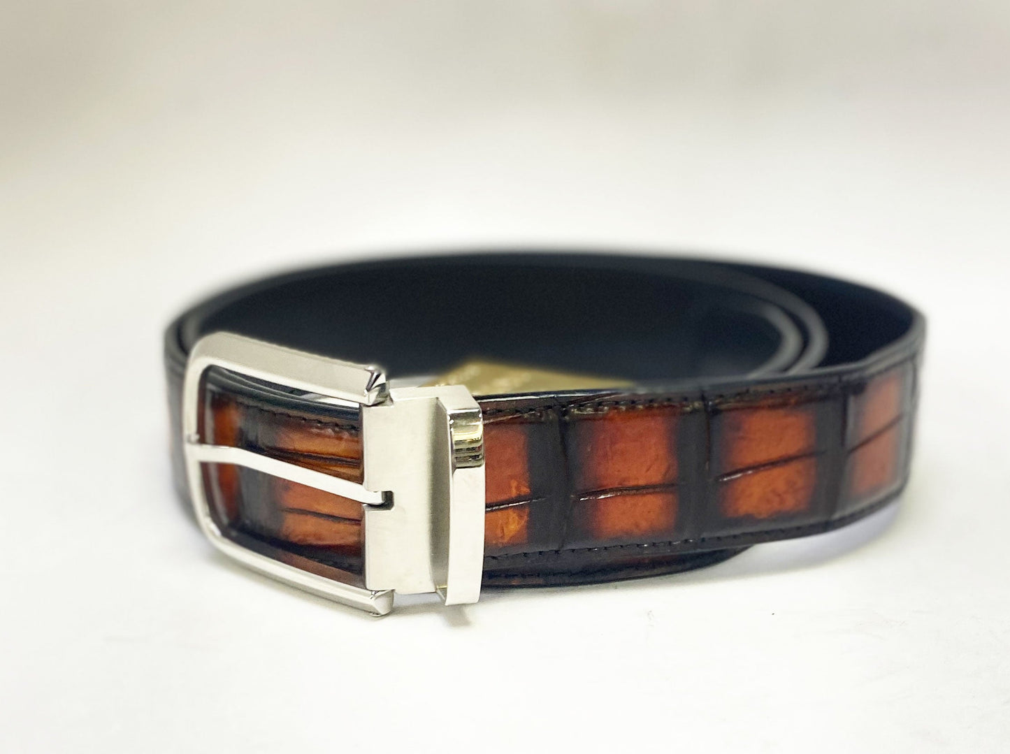 Maurice Chancellor Alligator Oxford - Cognac
