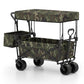 Collapsible Wagon with Removable Canopy and Detachable Storage Bag