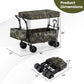 Collapsible Wagon with Removable Canopy and Detachable Storage Bag