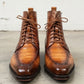 Maurice Combat Custom Made Alligator Boot - Cognac