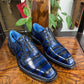 Maurice Connoisseur Custom Made Alligator Oxford - Blue