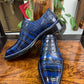 Maurice Connoisseur Custom Made Alligator Oxford - Blue