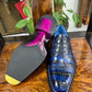 Maurice Connoisseur Custom Made Alligator Oxford - Blue