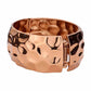 Hammered Metal Hinged Bracelet