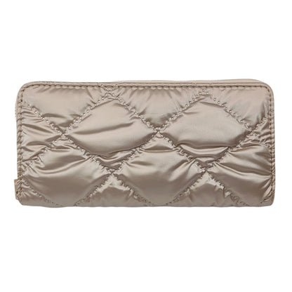 Shiny Faux Leather Padded Wallet with Wristlet