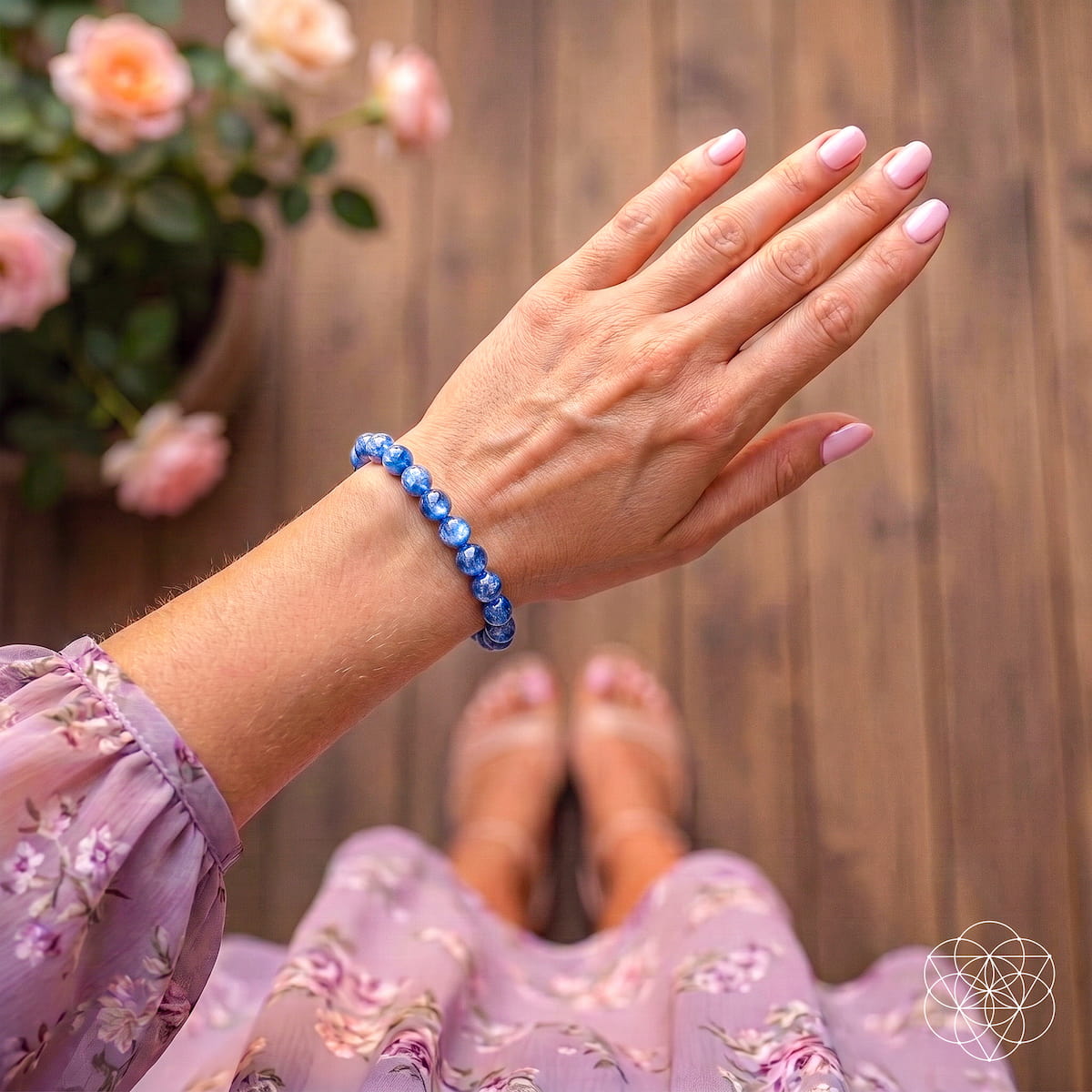 Mi verdad, mi poder: Pulsera de cianita rara