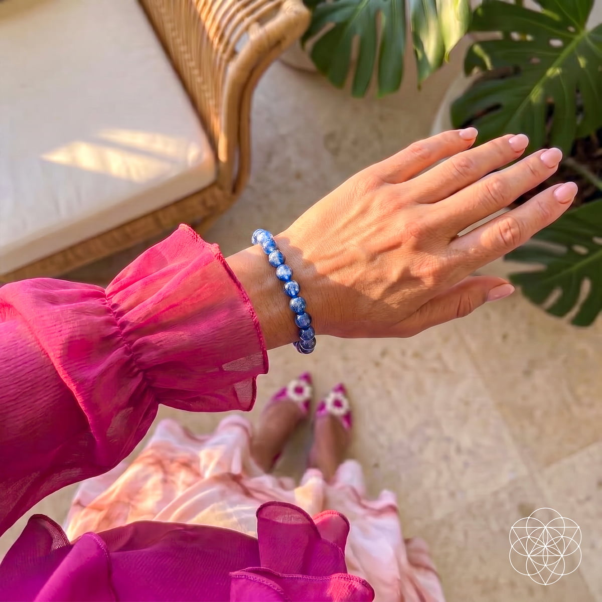 Mi verdad, mi poder: Pulsera de cianita rara