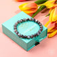 El cortador de cordones del empático – Pulsera de piedra lunar negra