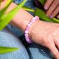 El reinicio del corazón - Pulsera de kunzita rosa rara
