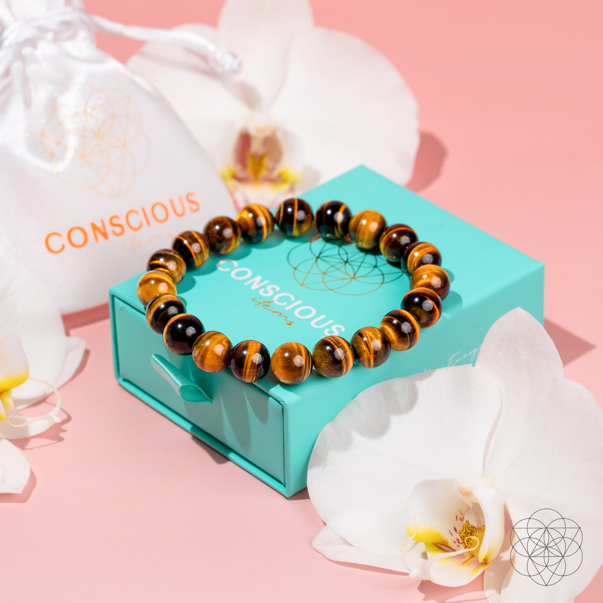 Creada para Ganar – Pulsera de Ojo de Tigre Grado 7A