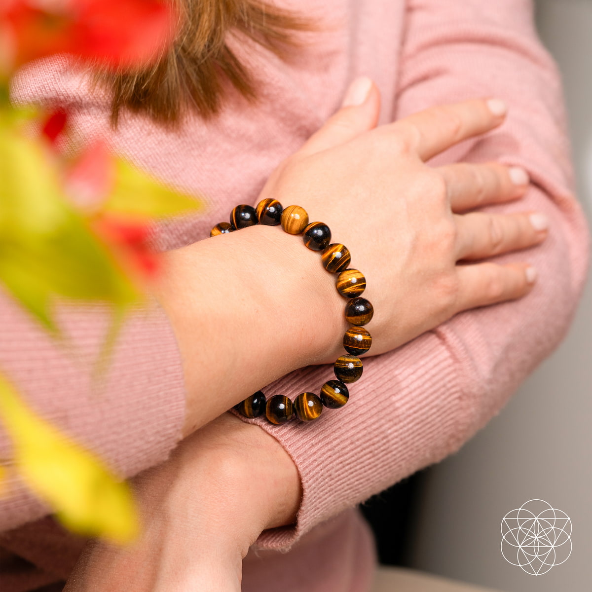 Creada para Ganar – Pulsera de Ojo de Tigre Grado 7A