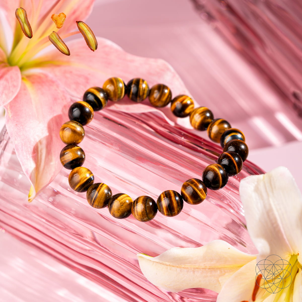 Creada para Ganar – Pulsera de Ojo de Tigre Grado 7A