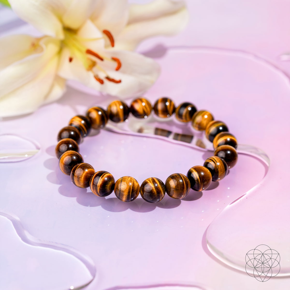 Creada para Ganar – Pulsera de Ojo de Tigre Grado 7A