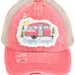 C.C HAPPY CAMPER PATCH VINTAGE PONY CAP