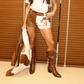 Women's Hair-On Cowhide Shorts – Pony Hair Texture