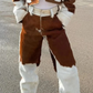 Men's Cowhide Pants – Hair-On Pony Hair with Cow Print