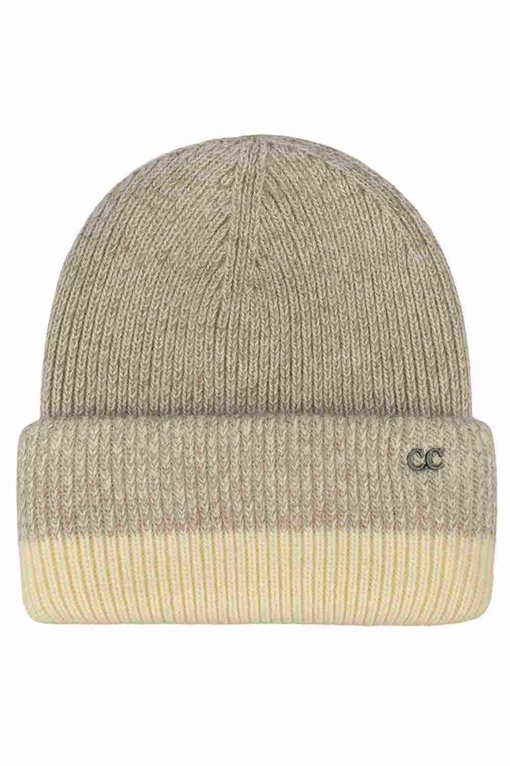 C.C Two Tone Heather Stripe Cuff Beanie Winter Hat