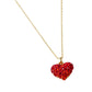 Crystal Pave Heart Pendant Necklace
