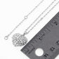 Crystal Pave Heart Pendant Necklace