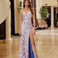 Nox Anabel D1574 Radiant Full Sequin Long Prom Dress with Semi Train