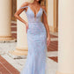 Vestido de sirena con escote pronunciado y bordado de lentejuelas D1578 Anabel de Nox