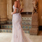 Vestido de sirena con escote pronunciado y bordado de lentejuelas D1578 Anabel de Nox