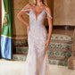 Vestido de sirena con escote pronunciado y bordado de lentejuelas D1578 Anabel de Nox