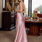 Nox Anabel D1760 Vestido de gala con escote en V pronunciado y apliques de lentejuelas