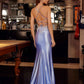 Nox Anabel D1760 Vestido de gala con escote en V pronunciado y apliques de lentejuelas