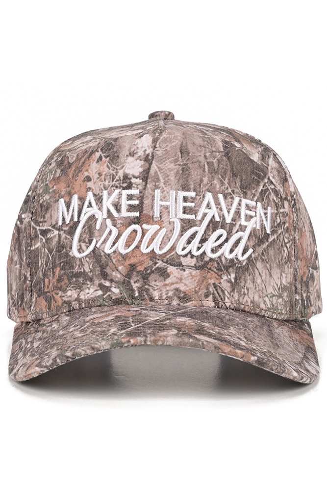 C.C MAKE HEAVEN CROWDED Gorra Trucker con Letras Bordadas