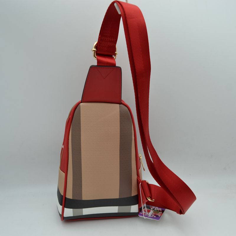 Panelled Sling Bag with Metallic Bee Accent