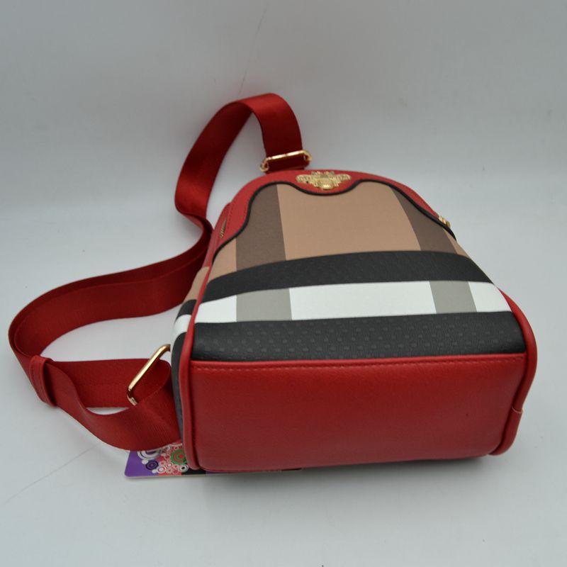 Panelled Sling Bag with Metallic Bee Accent