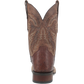 Botas vaqueras de piel de avestruz para hombre Dan Post Alamosa (Chocolate/Marrón)