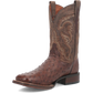 Botas vaqueras de piel de avestruz para hombre Dan Post Alamosa (Chocolate/Marrón)