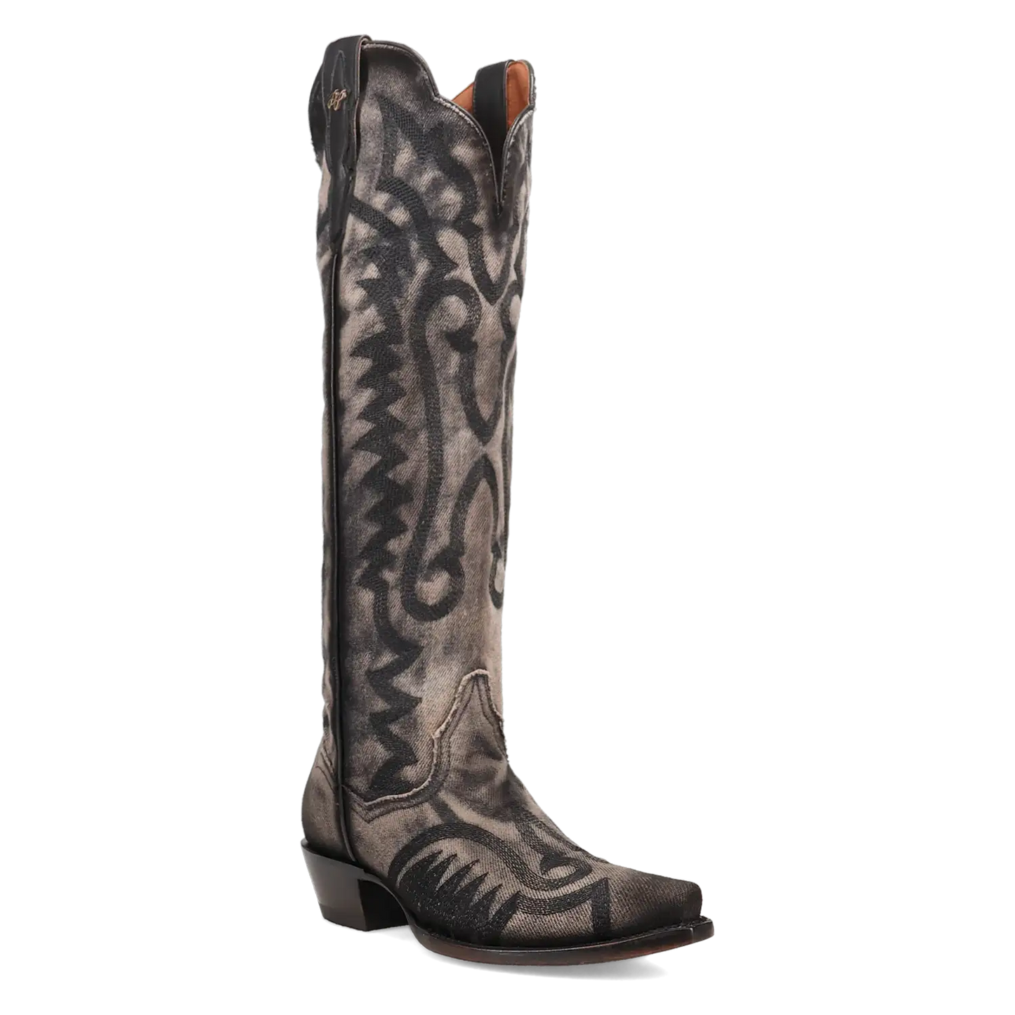 Botas vaqueras de mezclilla para mujer - Dan Post Denim Darlin'