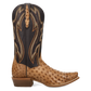 Dan Post Grit - Men's Ostrich Leather Cowboy Boots
