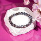 El cortador de cordones del empático – Pulsera de piedra lunar negra