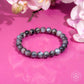 El cortador de cordones del empático – Pulsera de piedra lunar negra