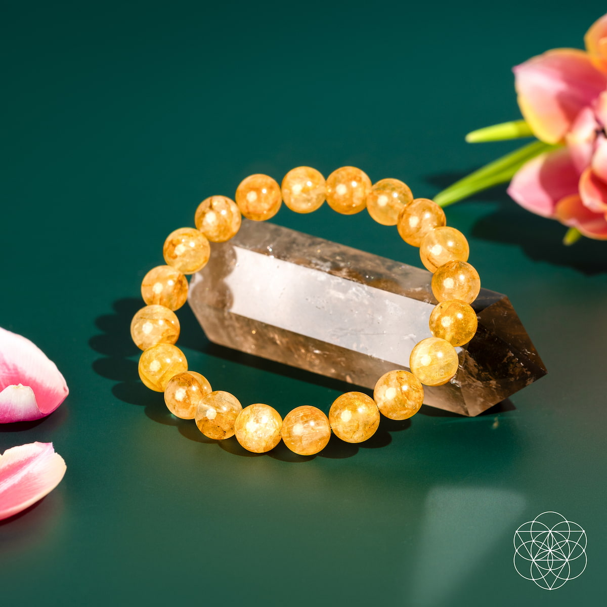 La Pulsera de Cuarzo Sanador Dorado - Reinicio Maestro