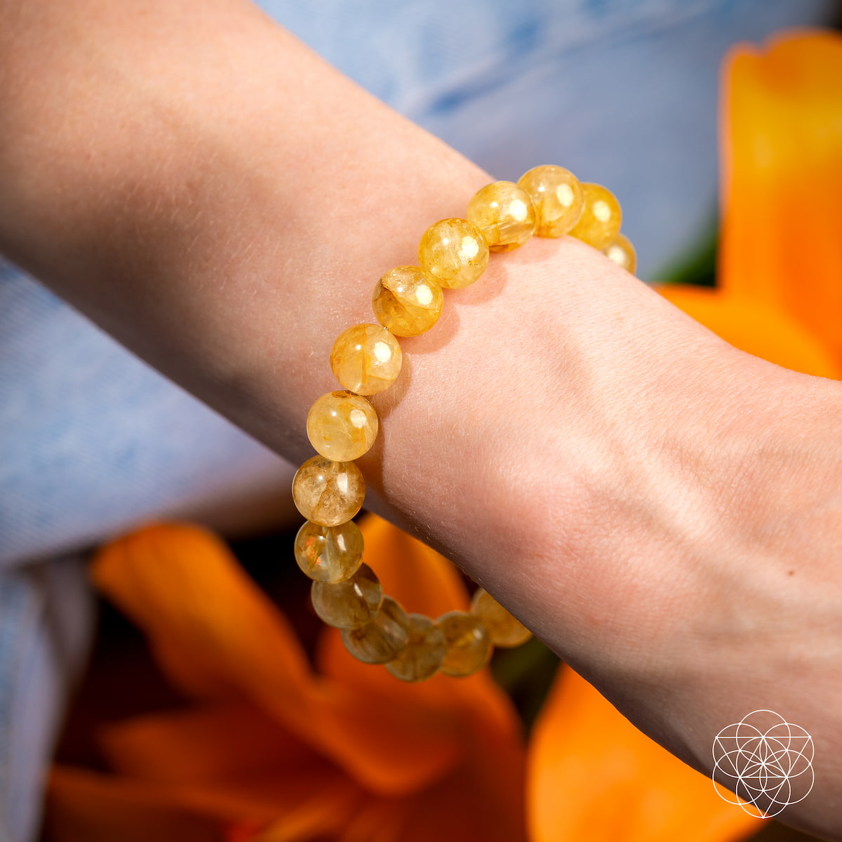 La Pulsera de Cuarzo Sanador Dorado - Reinicio Maestro