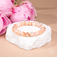 La Mujer en la Que Te Estás Convirtiendo - Pulsera de Ágata Flor de Cerezo