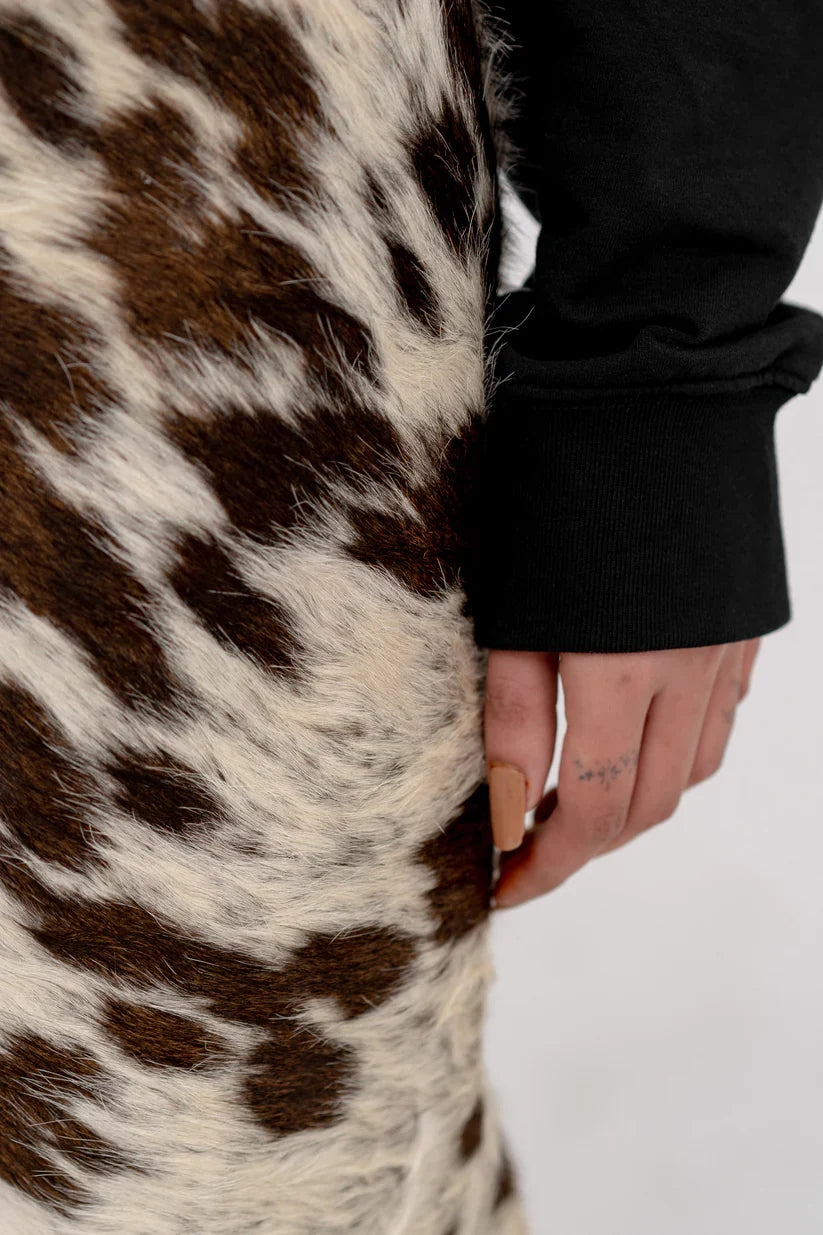 Hair-On Cowhide Pants – Premium Pony Hair Cow Print Unisex