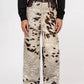 Hair-On Cowhide Pants – Premium Pony Hair Cow Print Unisex