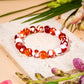 Fuerza Femenina – Pulsera de Ágata Orca y Cornalina