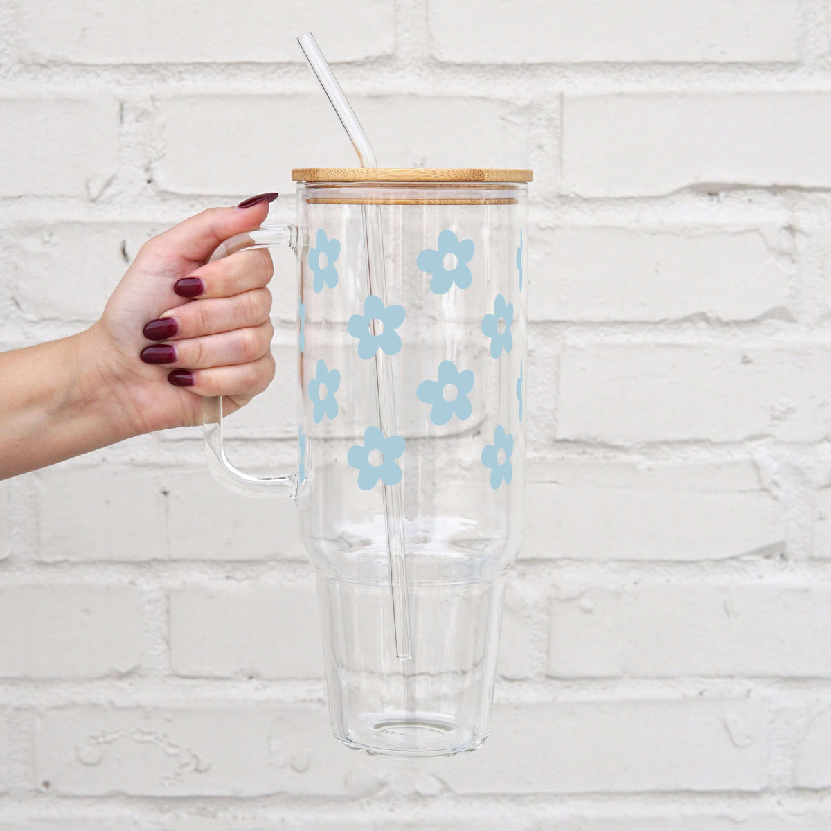 Cute Daisy Glass Cups