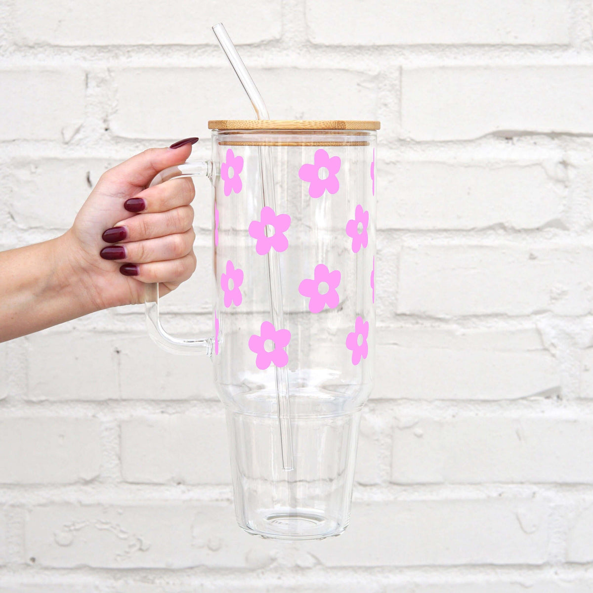 Cute Daisy Glass Cups